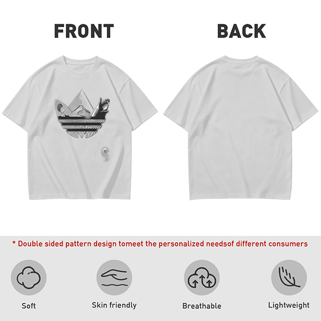 Olive T-Shirt With Abstract Graphic Print Design