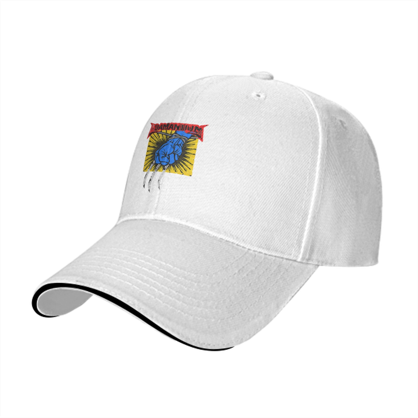Black Baseball Cap With Wolverine Adamantium Claw Graphic