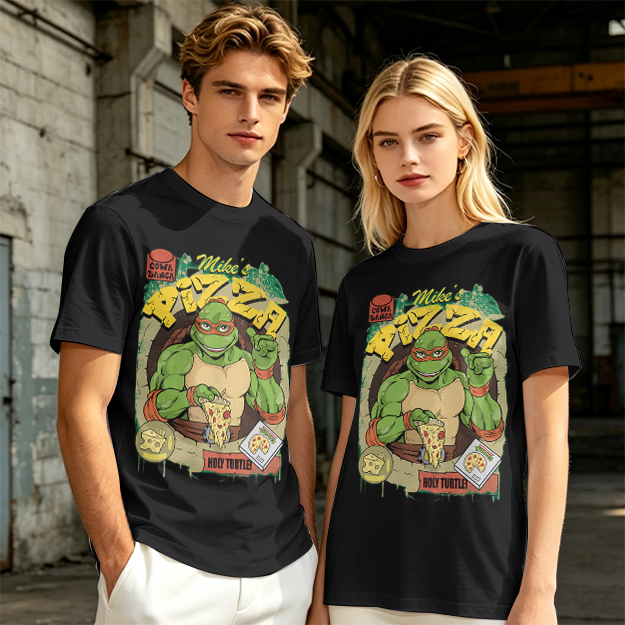 Teenage Mutant Ninja Turtle Mike's Pizza Graphic T-Shirt