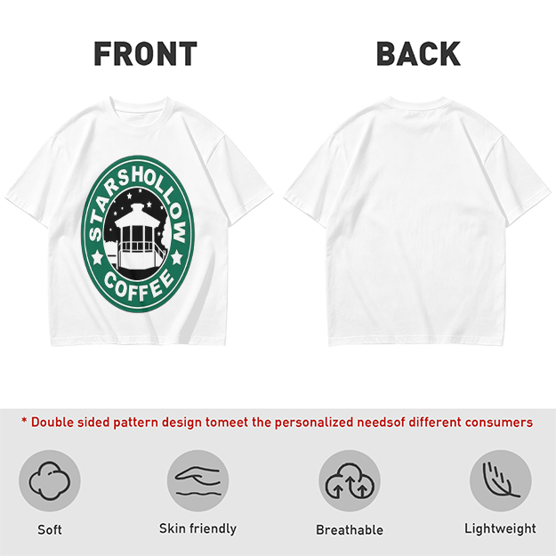 Starshollow Coffee Graphic Olive T-Shirt