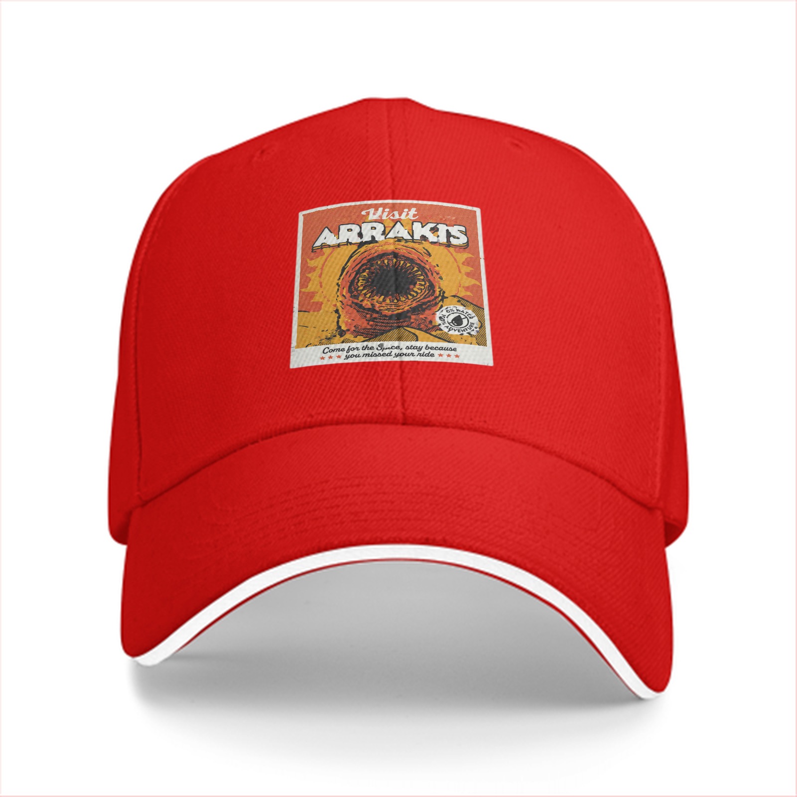 Visit Arrakis Sandworm Graphic Baseball Cap