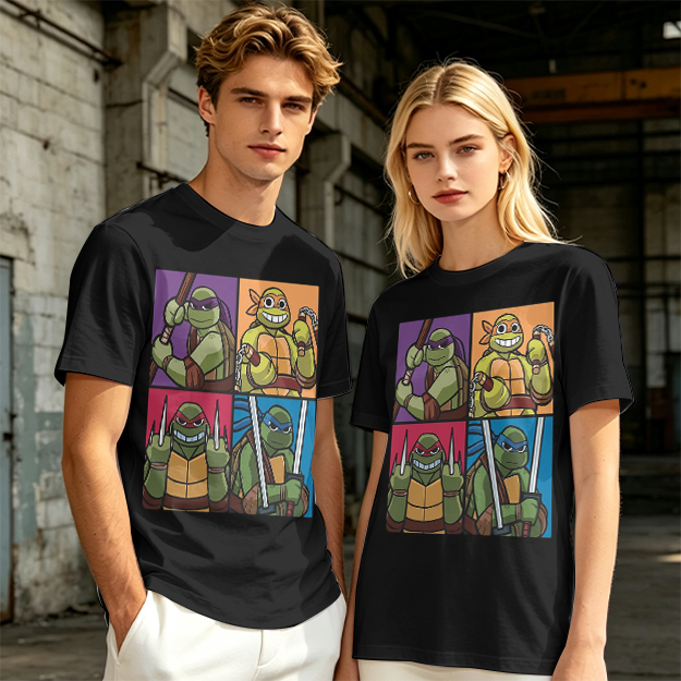 Teenage Mutant Ninja Turtles Group Graphic T-Shirt
