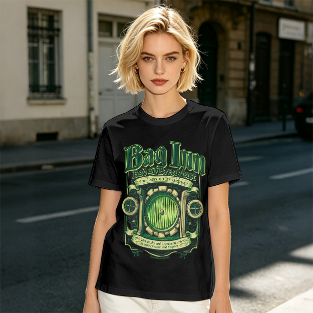 Bag Inn Bed and Breakfast Second Breakfast Themed T-Shirt