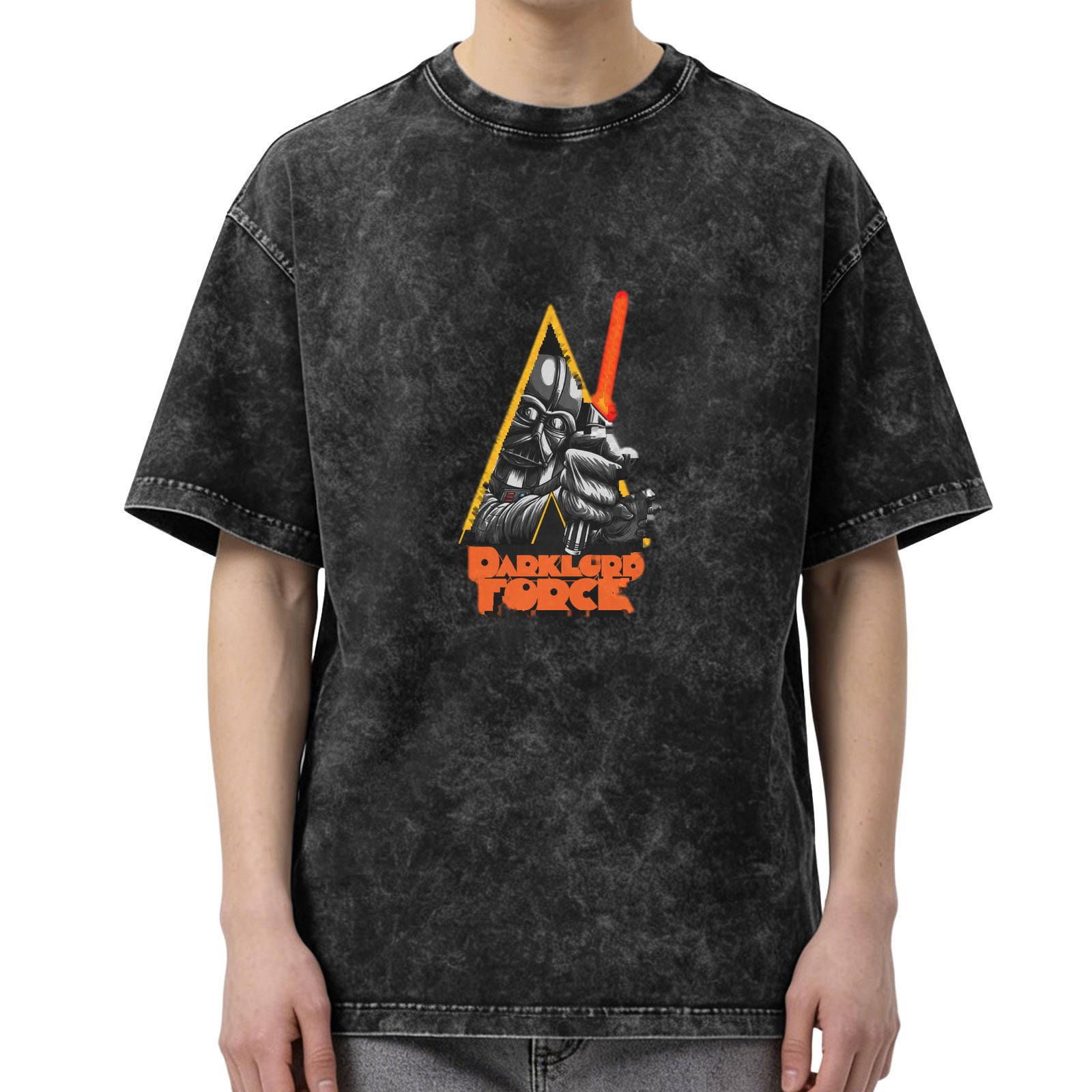 Dark Lord Force Graphic Vintage Wash T-Shirt