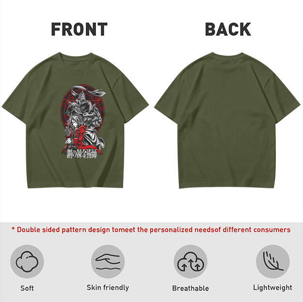 Fullmetal Alchemist Elric Brothers Graphic Tee