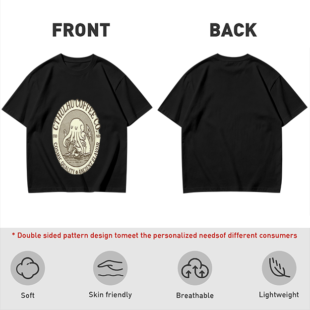 Cthulhu Coffee Co. Cosmic Flavor Graphic T-Shirt