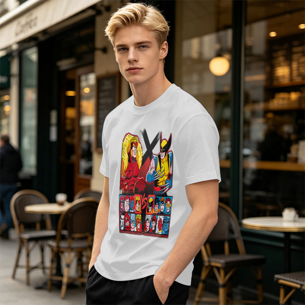 X-Men Wolverine vs Sabretooth Graphic T-Shirt