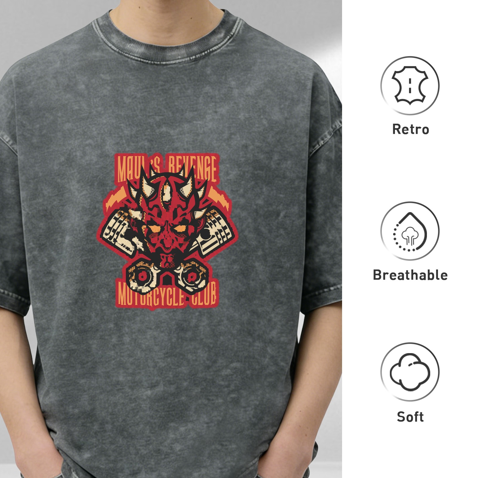 Maul's Revenge Motorcycle Club Graphic T-Shirt