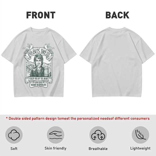 Bilbo's Brew Finest Ale of the Shire Themed T-Shirt