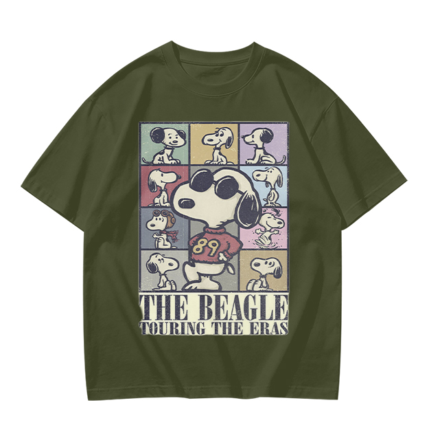 Snoopy The Beagle Touring The Eras Graphic T-Shirt