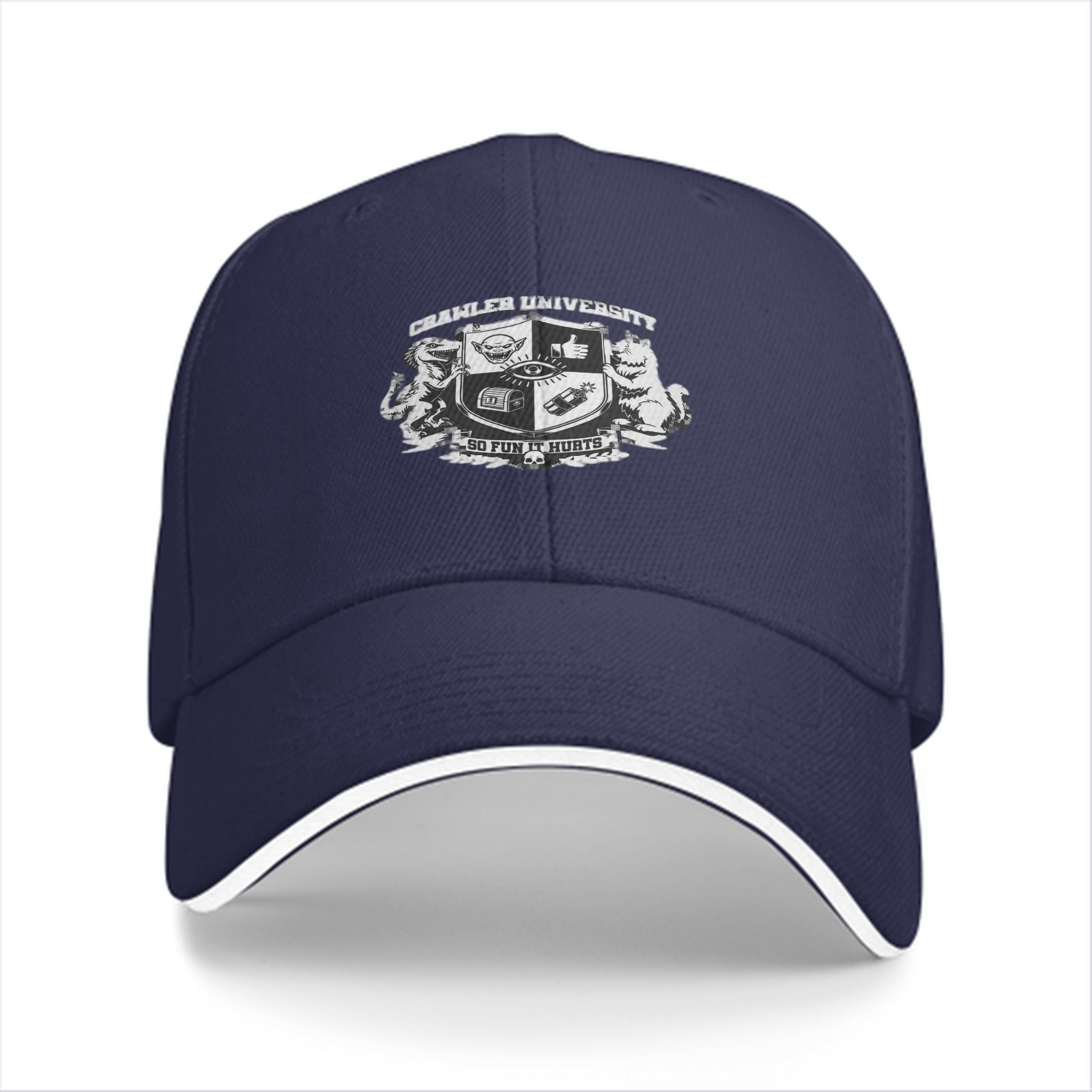 Crawler University So Fun It Hurts Graphic Baseball Cap