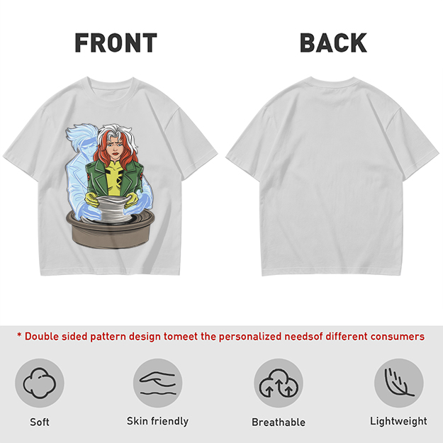 X-Men Rogue and Iceman Pottery Graphic Tee