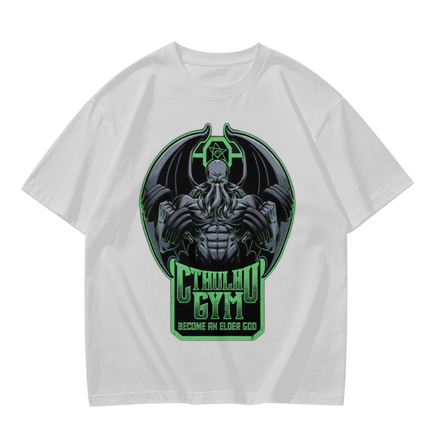 Cthulhu Gym Become An Elder God Graphic T-Shirt