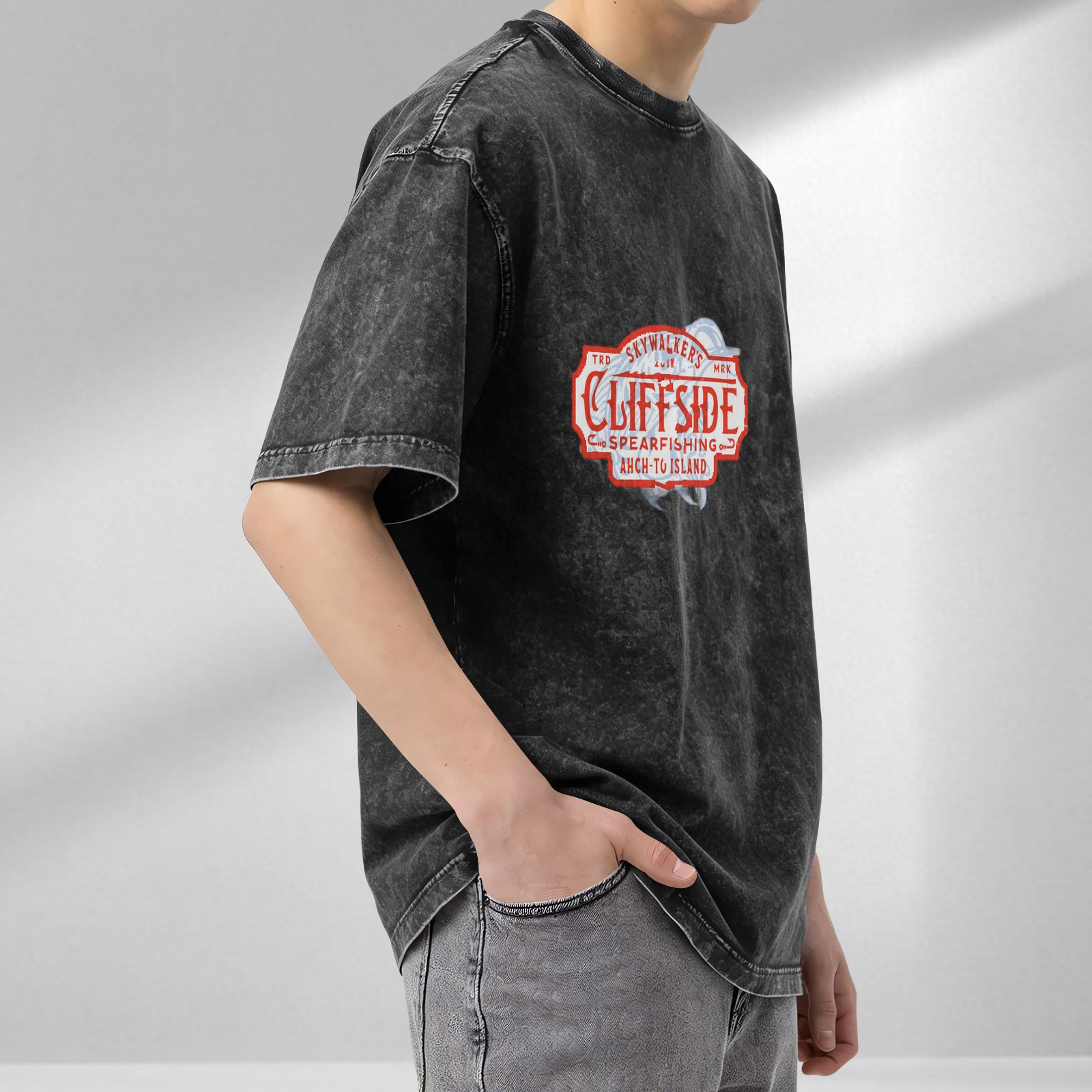 Skywalker's Cliffside Spearfishing Ahch-To Island T-Shirt