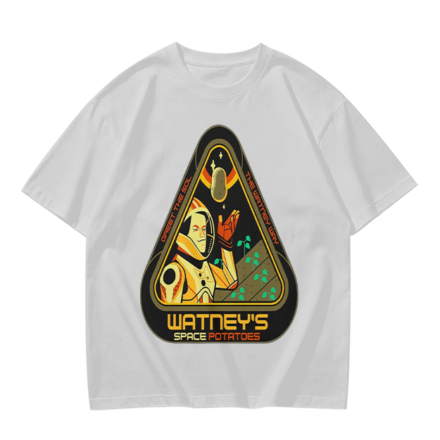 Watney's Space Potatoes Astronaut Graphic T-Shirt