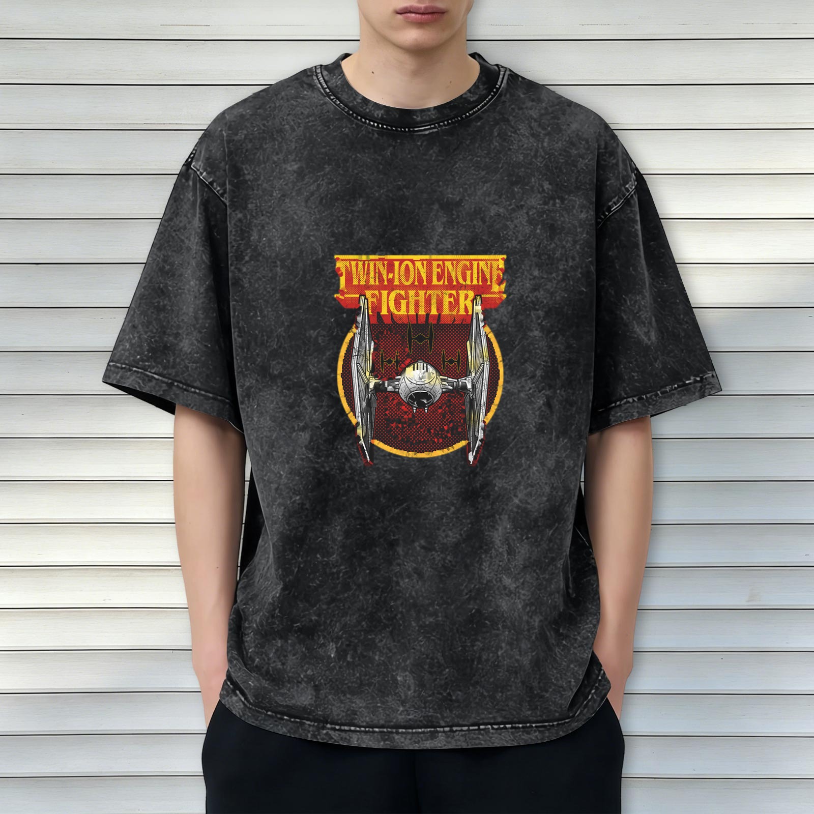 Twin-Ion Engine Fighter Star Wars Inspired Graphic T-Shirt