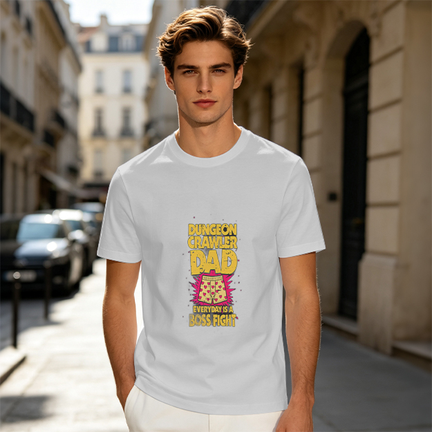 Dungeon Crawler Dad Everyday Is A Boss Fight T-Shirt