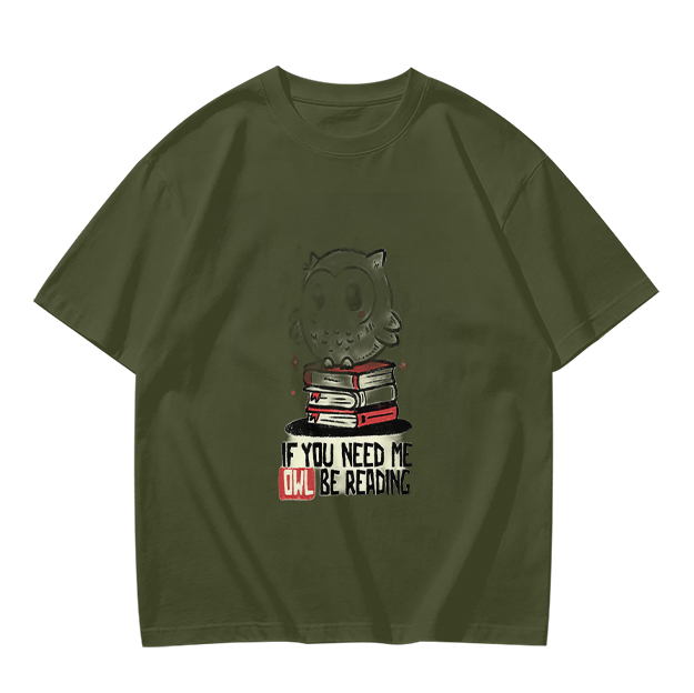 Owl Be Reading Pun T-Shirt for Book Lovers