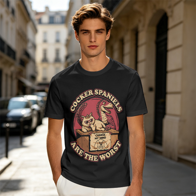 Cocker Spaniels Are The Worst Funny Graphic T-Shirt
