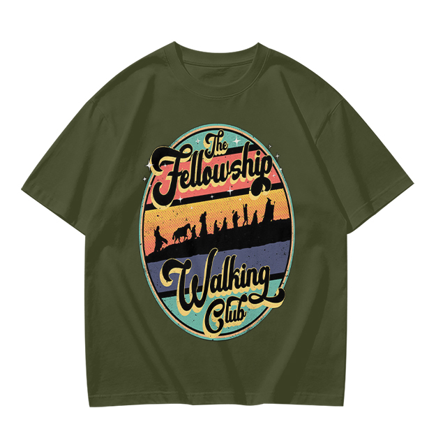 The Fellowship Walking Club Retro Graphic T-Shirt