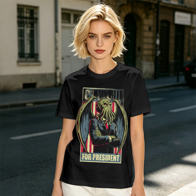 Cthulhu For President Graphic Tee
