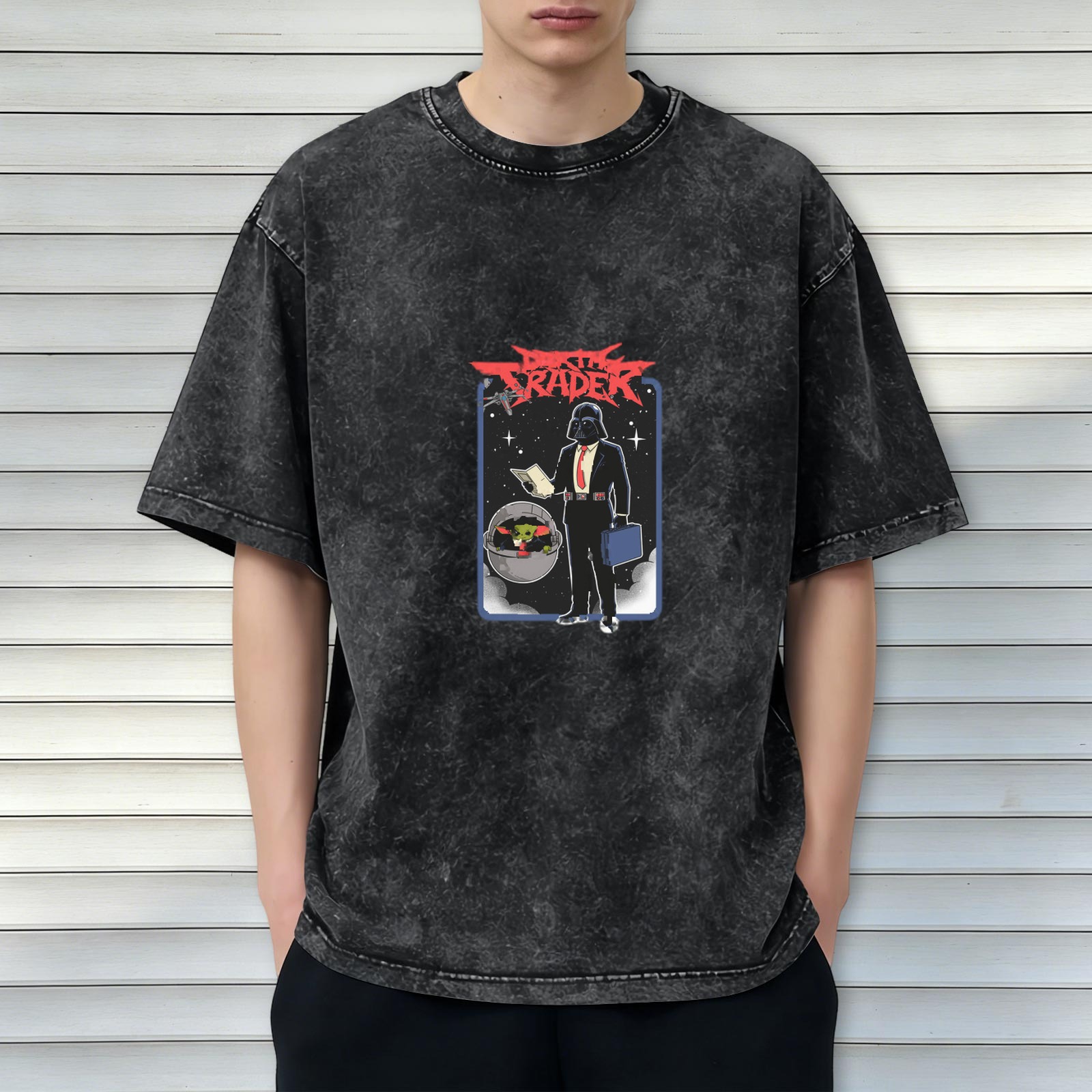 Darth Trader Business Parody Graphic T-Shirt