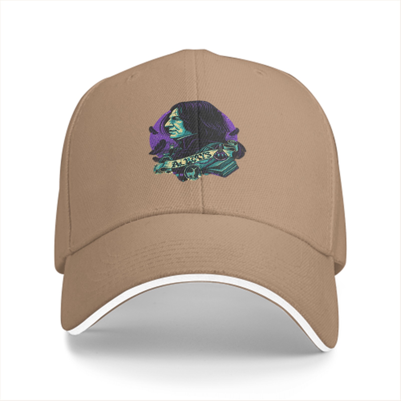 Black baseball cap with Severus Snape 'Always' graphic design