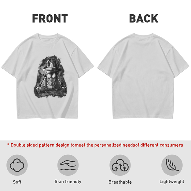 Olive T-Shirt Featuring Noir Spider-Man Ink Artwork