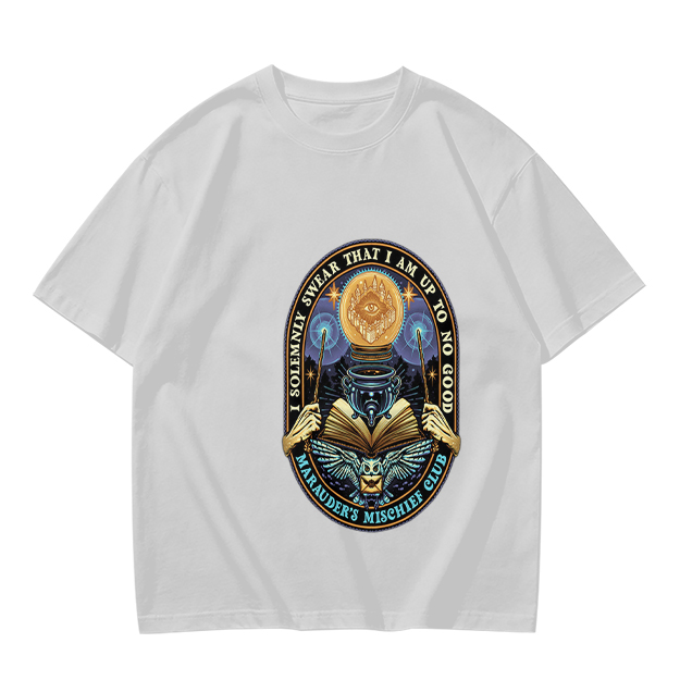 Marauder's Mischief Club Wizard Graphic Olive T-Shirt