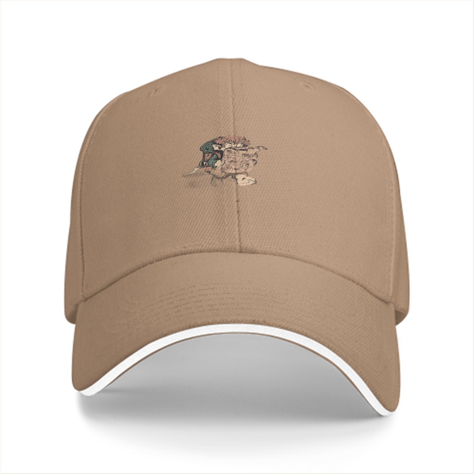Black Baseball Cap With Owl Reading Newspaper Graphic