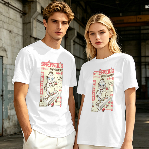 Smeagol's Sushi Shack Themed Graphic T-Shirt