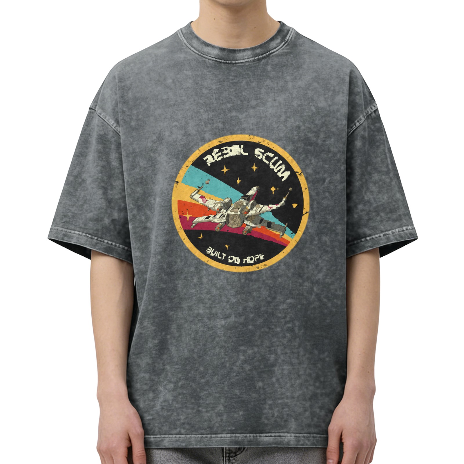 Vintage Star Wars Rebel Scum X-Wing Graphic T-Shirt