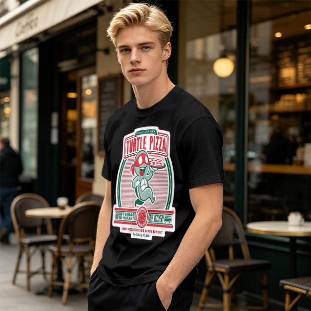 Turtle Pizza Teenage Mutant Ninja Turtles Graphic T-Shirt
