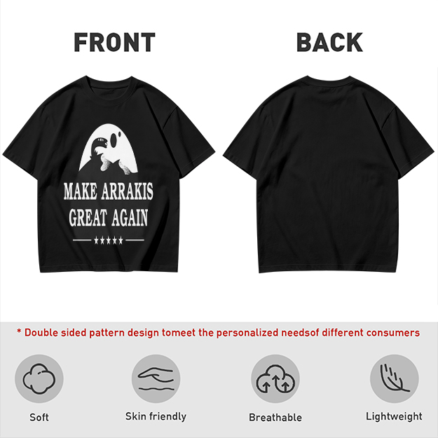 Make Arrakis Great Again Dune Themed Graphic T-Shirt