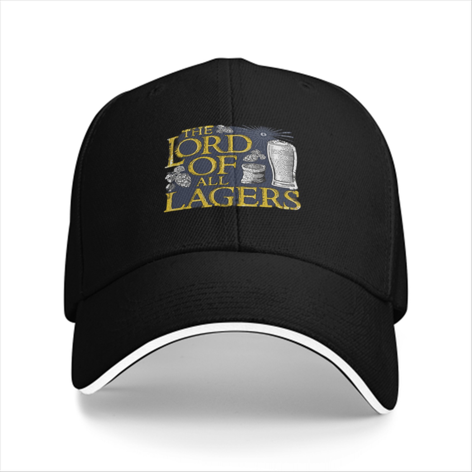 Lord Of All Lagers Black Baseball Cap