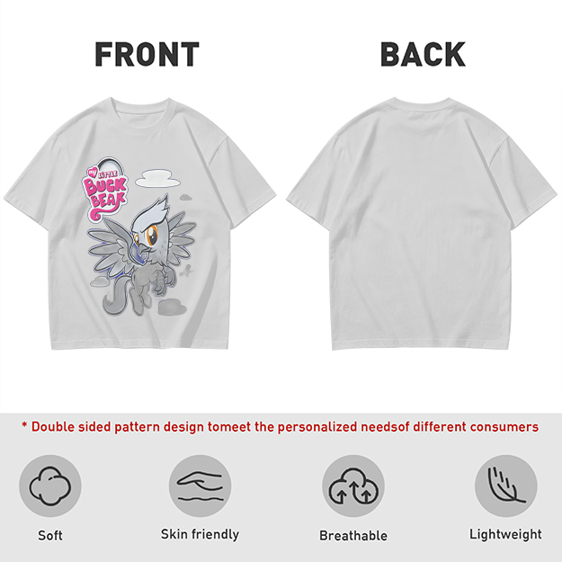 Olive T-Shirt Featuring Buck Beak Griffin Character Art