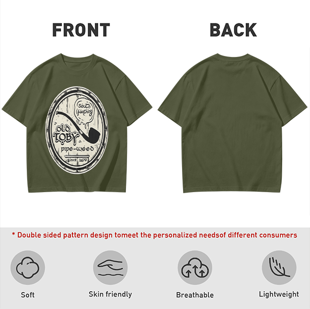 Old Toby Pipe Weed South Farthing Graphic Tee