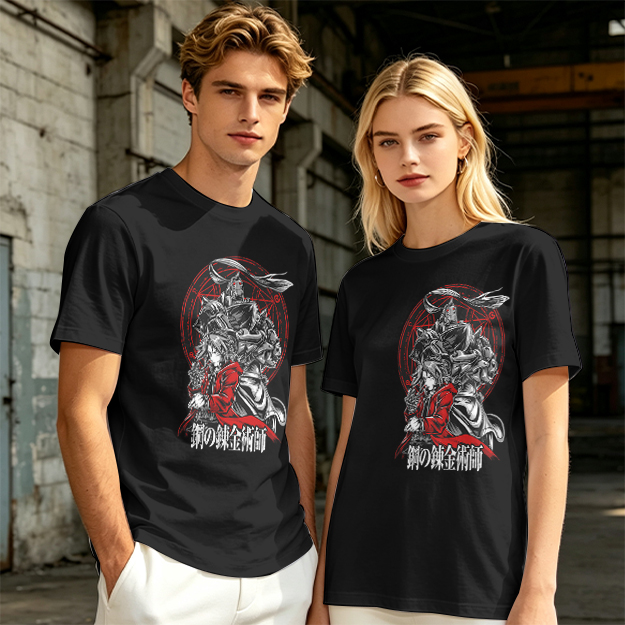 Fullmetal Alchemist Elric Brothers Graphic Tee