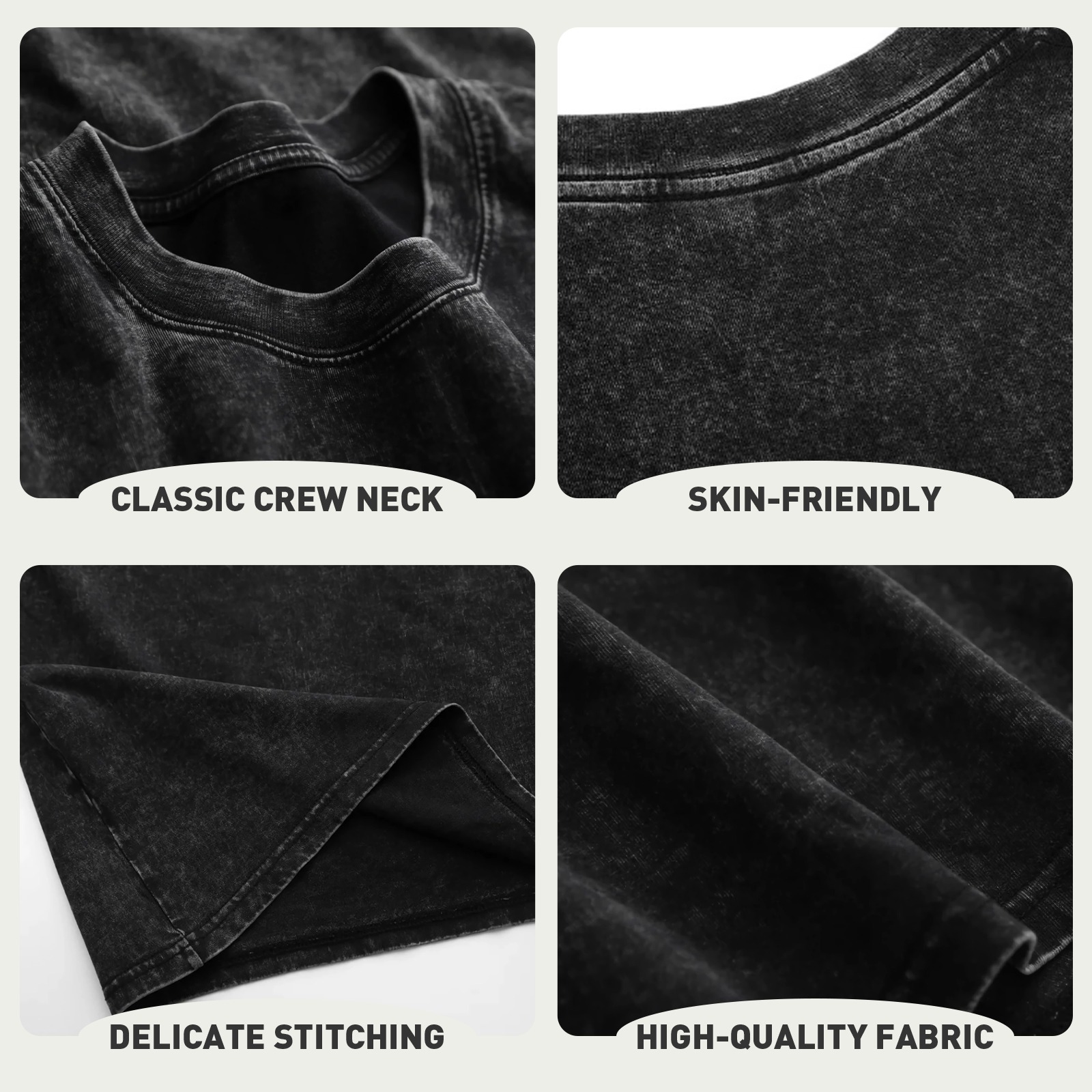 Oversized Dark Wash T-Shirt With Master Chief 117 Graphic