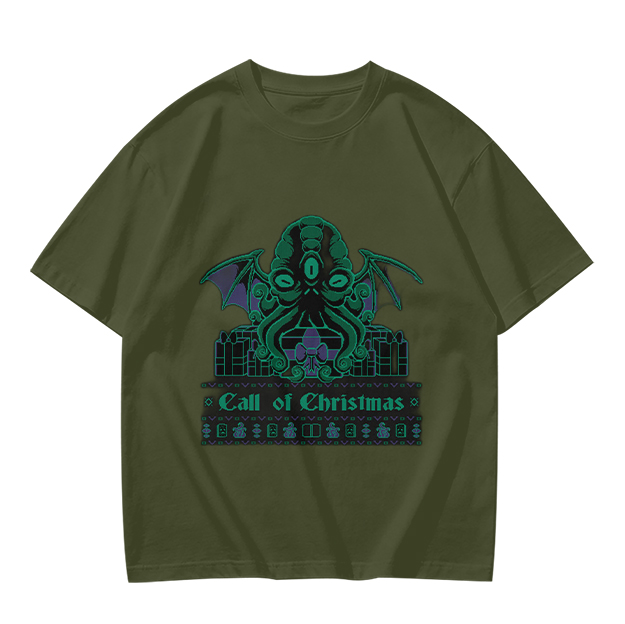 Call of Christmas Cthulhu Graphic T-Shirt