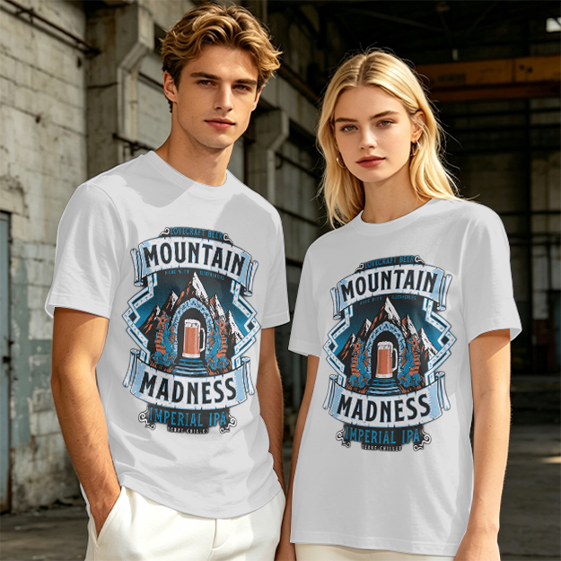 Mountain Madness Imperial IPA Graphic T-Shirt Design