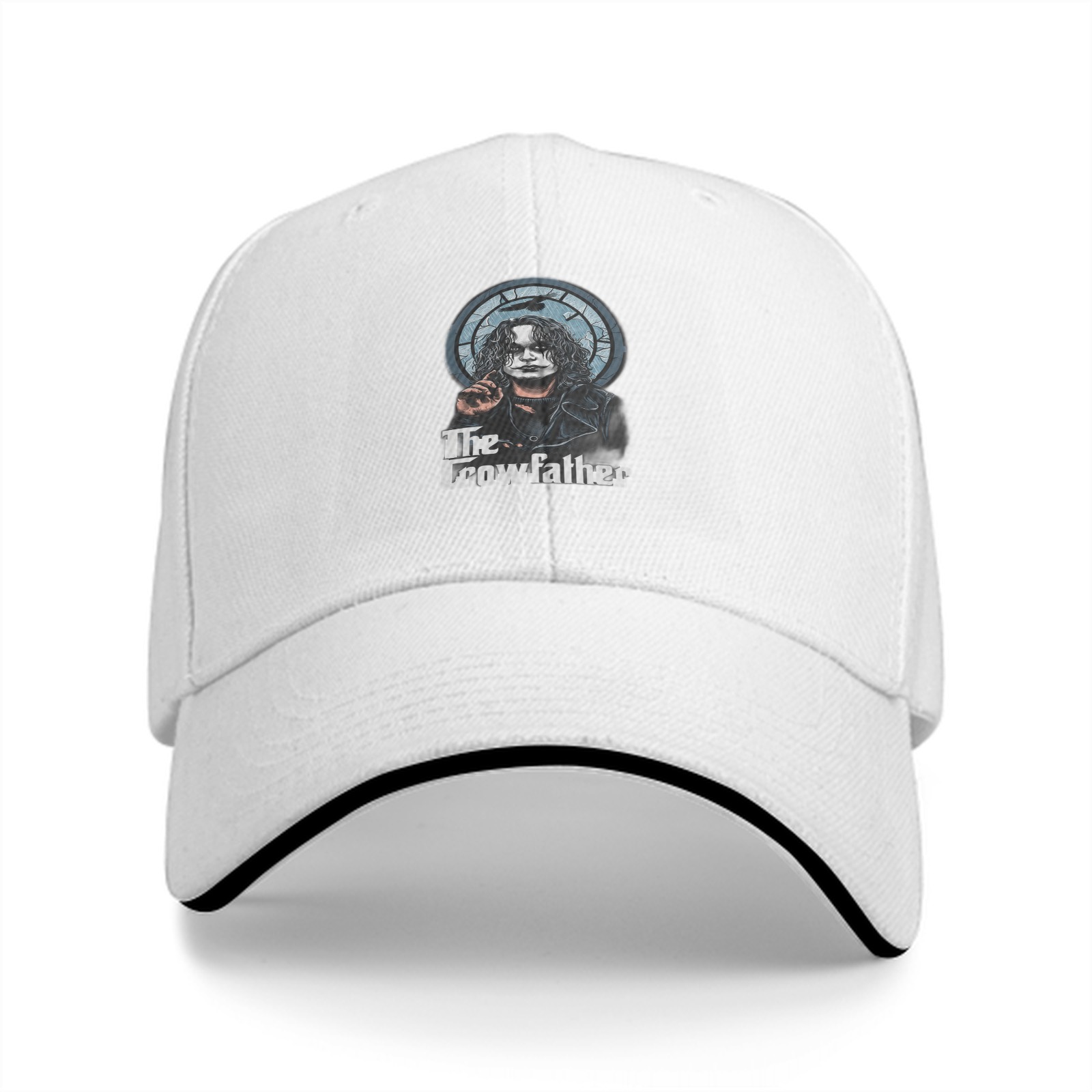The Crowfather Graphic Black Baseball Cap