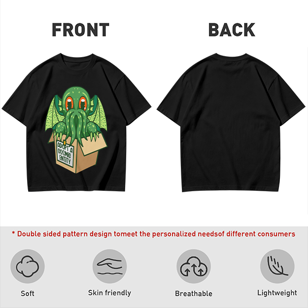 Adopt A Cosmic Entity Cute Cthulhu Graphic T-Shirt