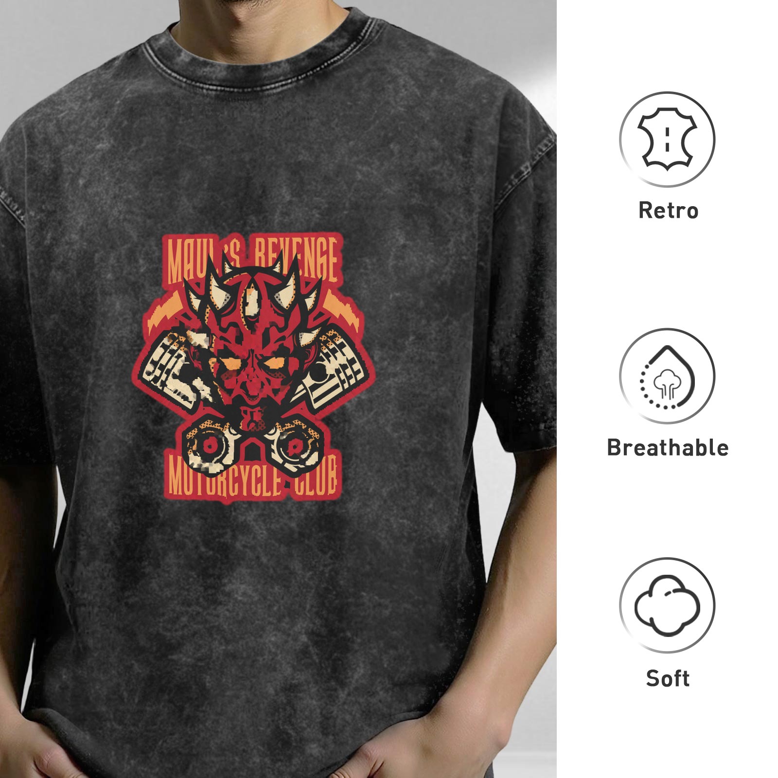 Maul's Revenge Motorcycle Club Graphic T-Shirt