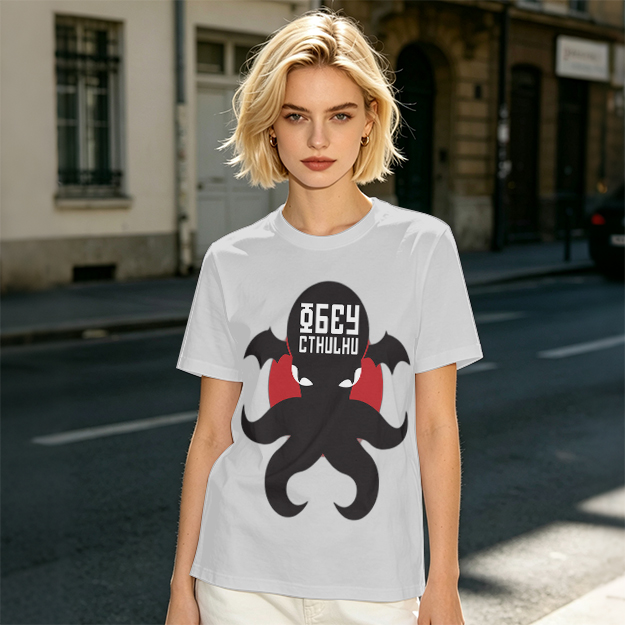 Obey Cthulhu Graphic Olive T-Shirt