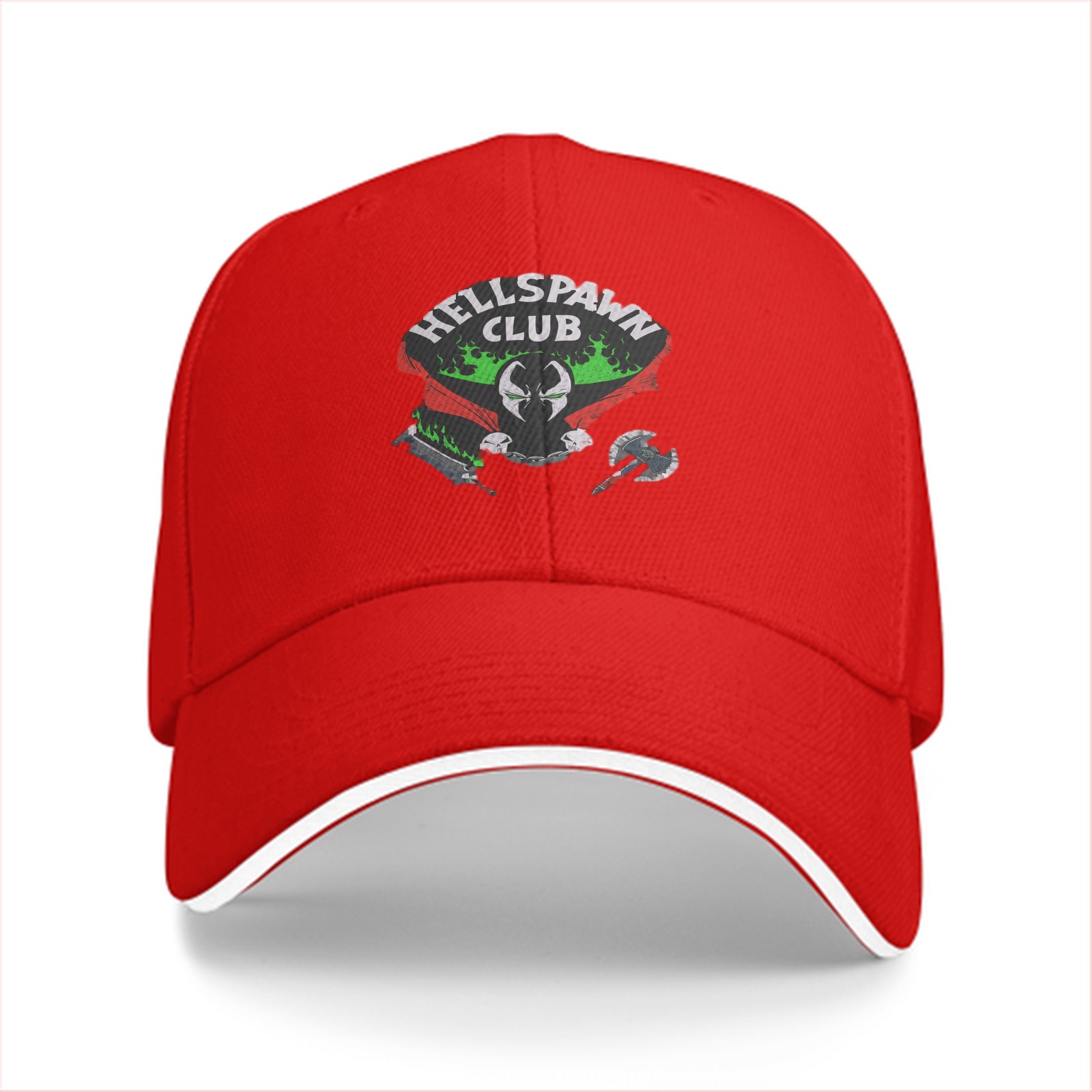 Hellspawn Club Graphic Black Baseball Cap