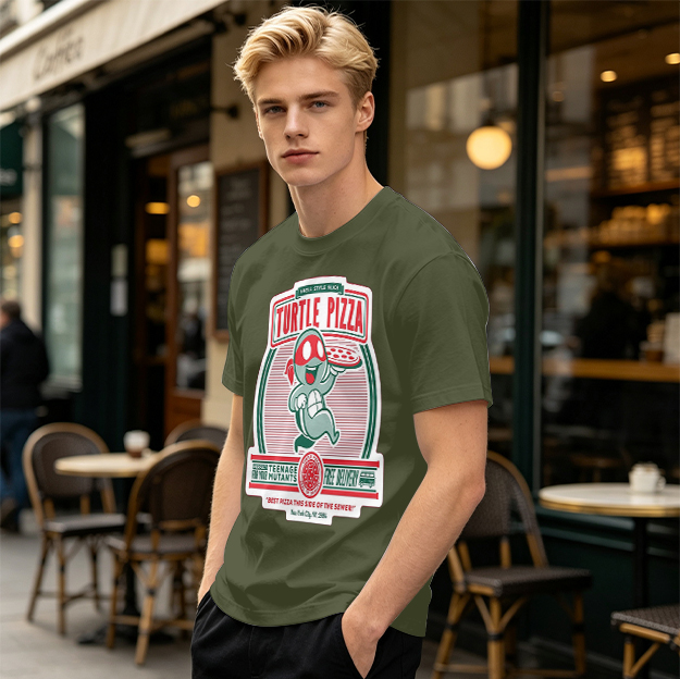 Turtle Pizza Teenage Mutant Ninja Turtles Graphic T-Shirt