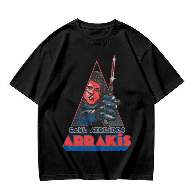 Paul Atreides Arrakis Dune Themed Graphic T-Shirt
