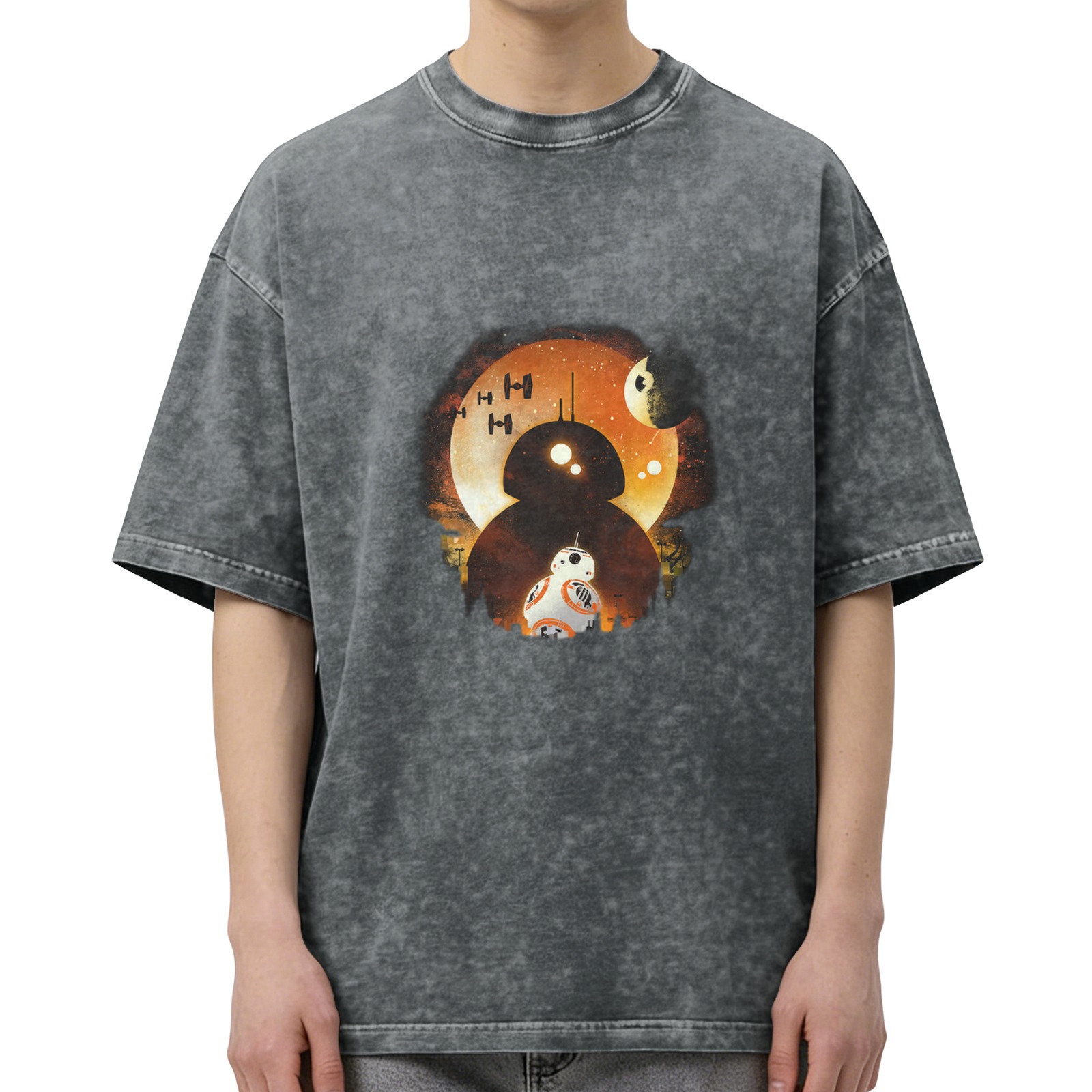 Star Wars BB-8 Droid Silhouette Graphic T-Shirt
