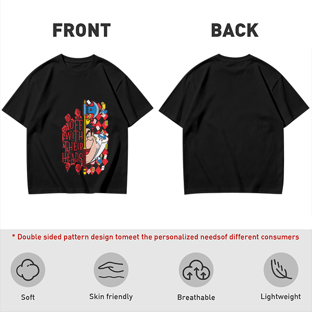 Alice in Wonderland Off With Their Heads Graphic T-Shirt
